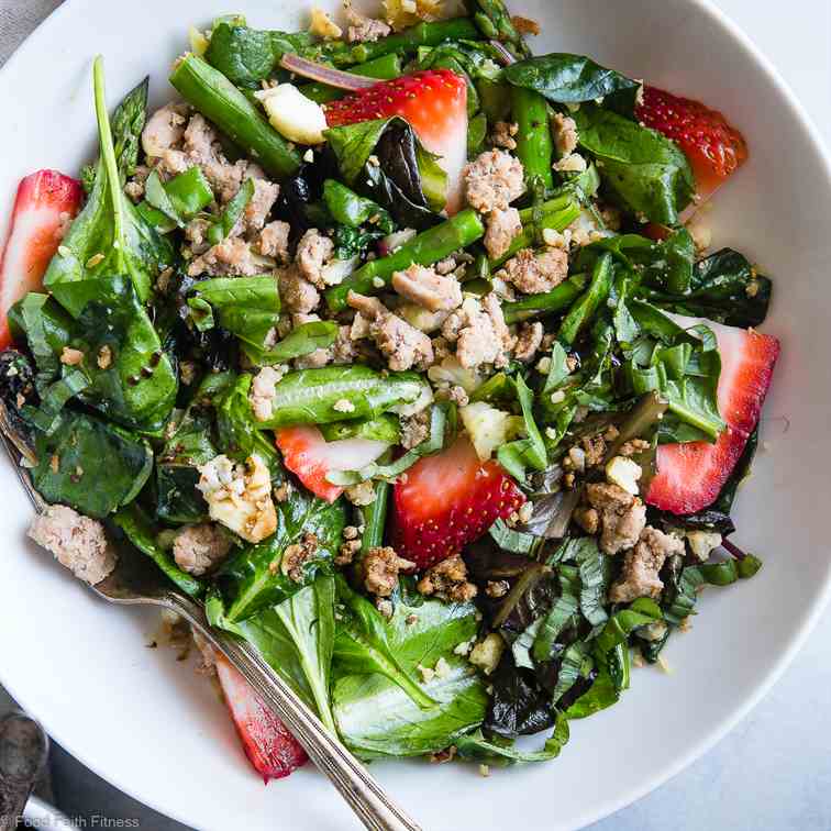 Strawberry Balsamic Turkey Skillet