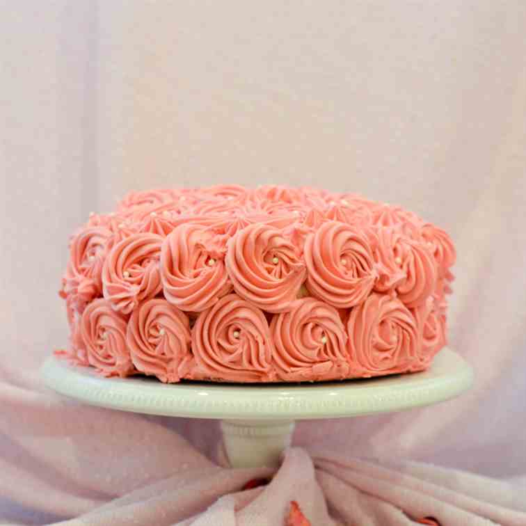 Mother’s Day Rose Cake 