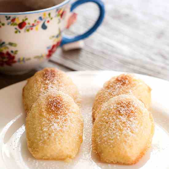 Lemon Madeleine Cookies