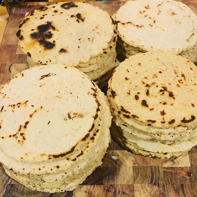 Bacon-Fat Corn Tortillas