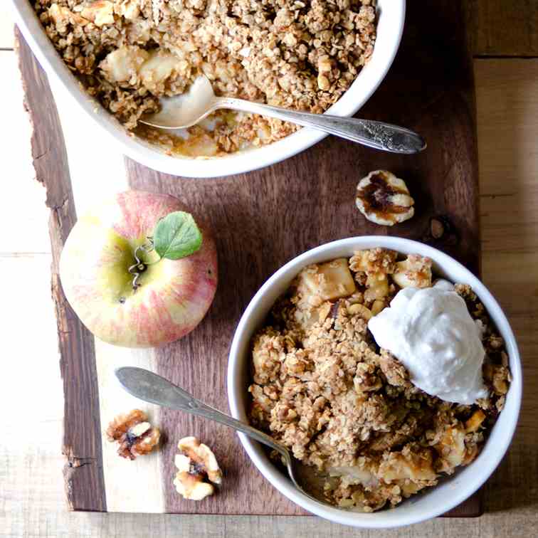 Sugar-Free, Gluten-Free Apple Crisp