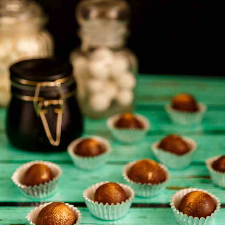 Homemade Marzipan Truffles