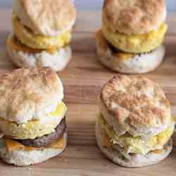 Sausage Egg & Cheese Biscuits
