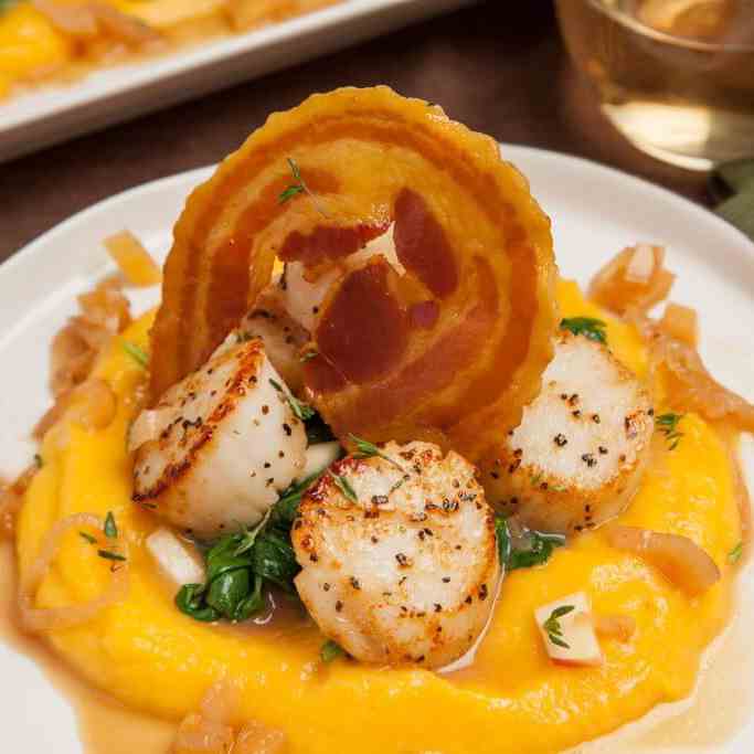 Brown Butter Seared Scallops