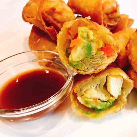 Chicken Avocado - Veggie Egg Rolls 