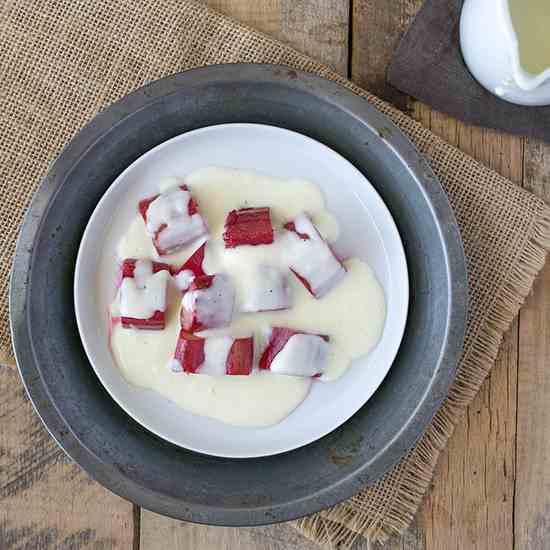 Rhubarb and Custard