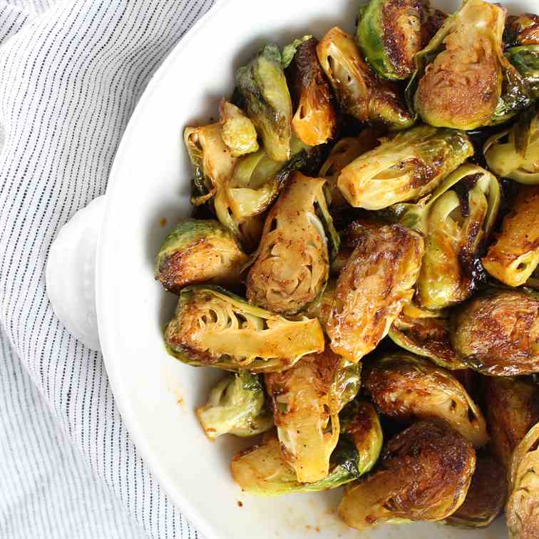 Spicy and Sweet Brussels Sprouts