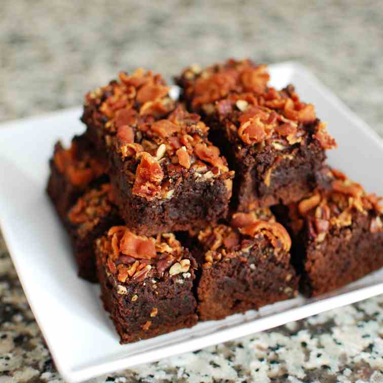 Bacon Bourbon Brownies