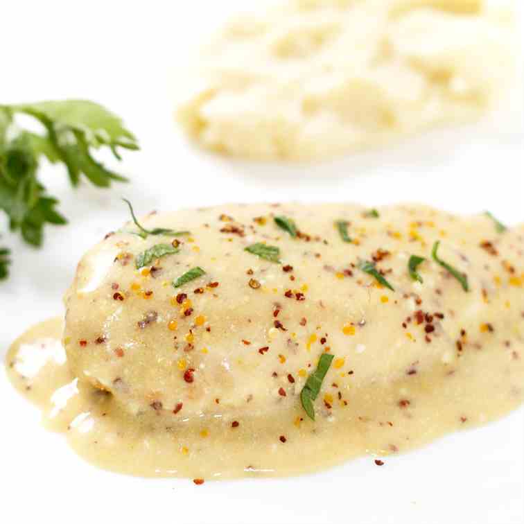 Creamy Chickeb Breast in Mustard sauce