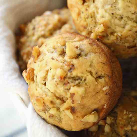 Gluten Free Banana Nut Muffins