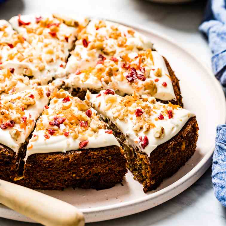 Paleo Carrot Cake with Almond Flour