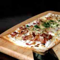 Bacon Tarte Flambee