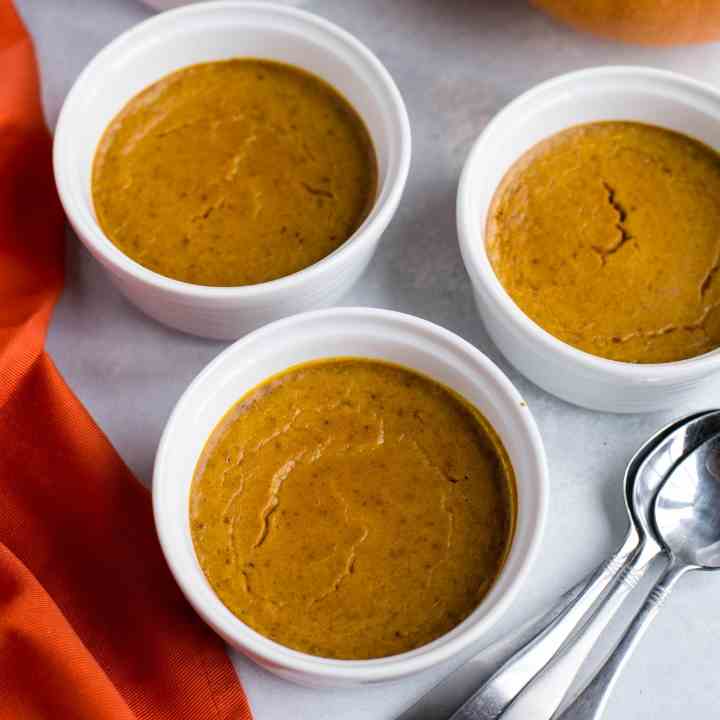 Healthy Paleo Pumpkin Custard