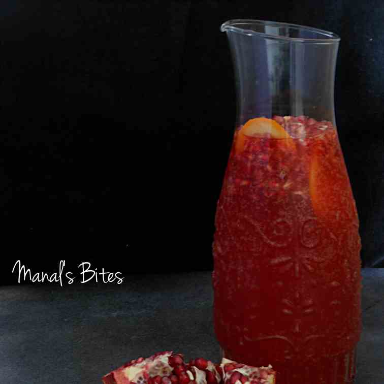 Pomegranate and Orange drink