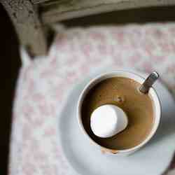 Orange Hot Chocolate with Coriander Seed