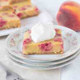 Peach Melba Bars