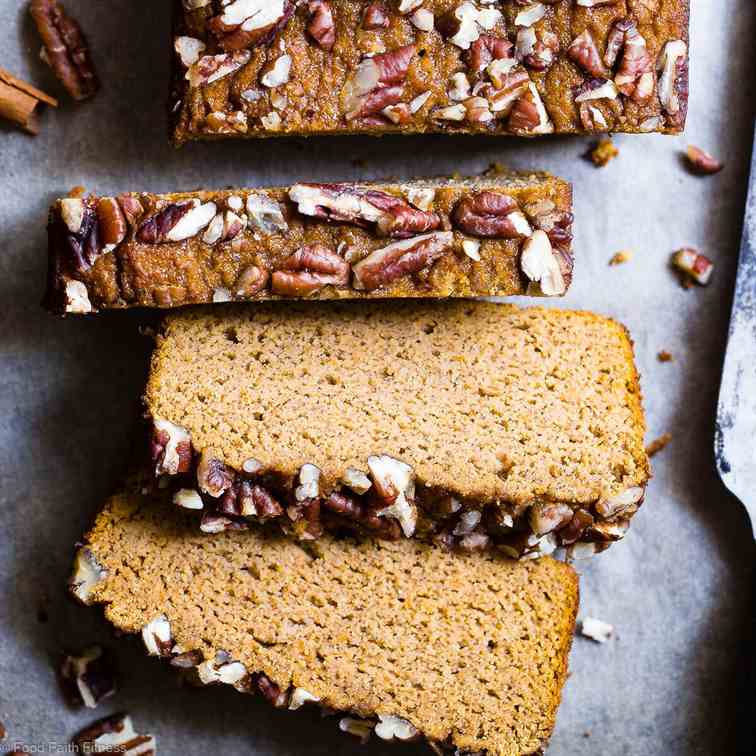 Gluten Free Paleo Pumpkin Bread