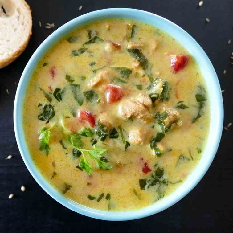 Instant Pot Chicken Curry Soup