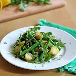 Green Bean & Potato Salad w/ Miso Dressing