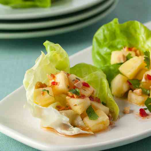 Thai-style pineapple snack