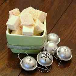 White Chocolate Peppermint Fudge