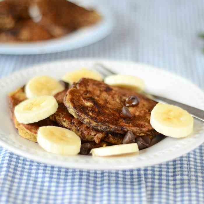 Chocolate Chip Banana Pancakes