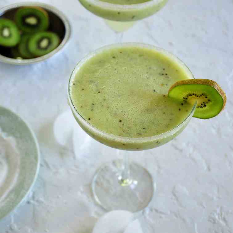 Frozen Kiwi Coconut Margarita