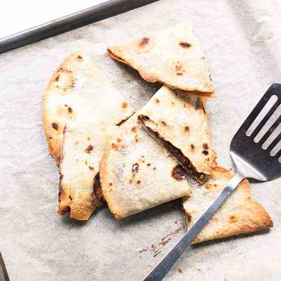 Sweet quesadillas