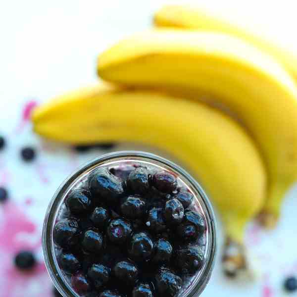 Banana Blueberry Smoothie Without Yogurt