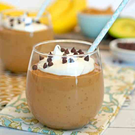 Chocolate Peanut Butter Power Smoothie