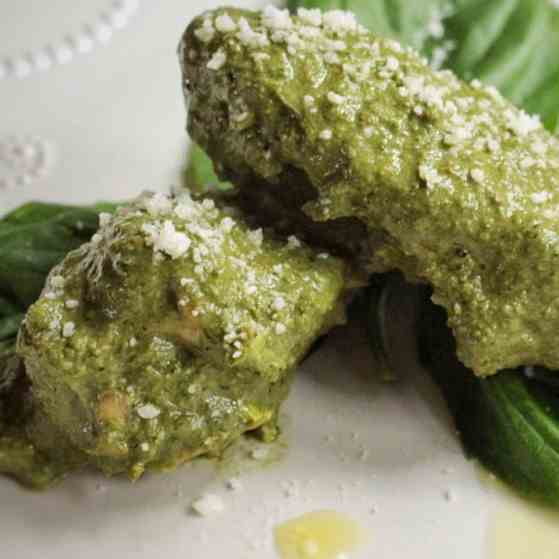 Pesto Smoked Chicken Wings