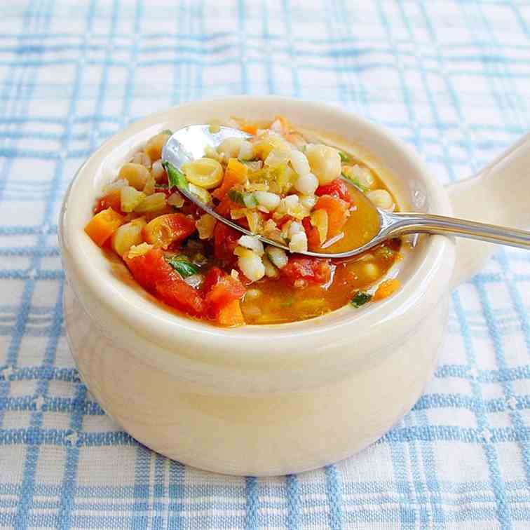 Chickpeas soup