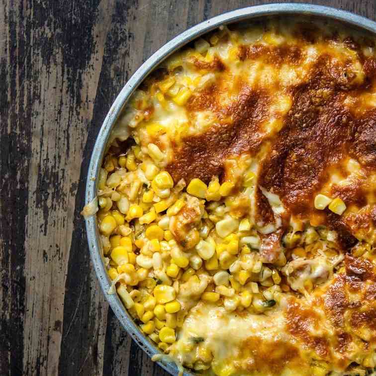 Korean Corn Cheese (Elote Style)