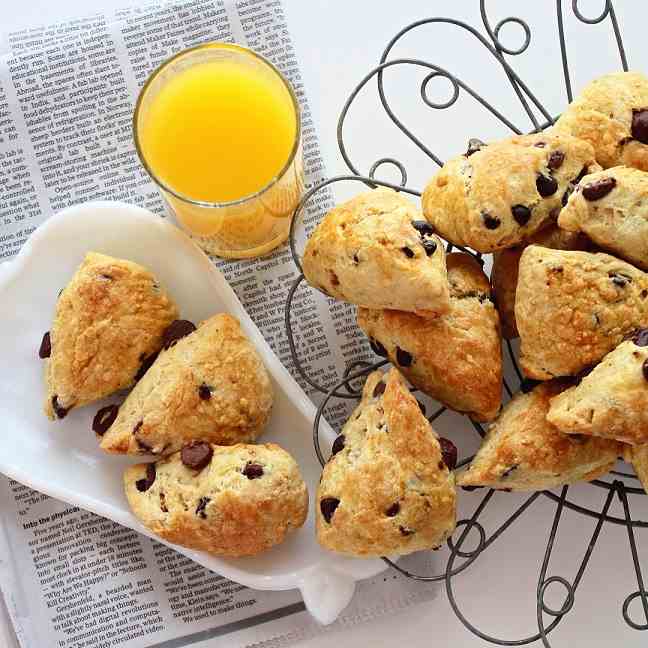 Chocolate Chip Scones