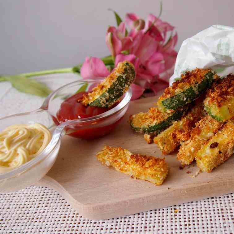 Oven-Baked Zucchini Fries