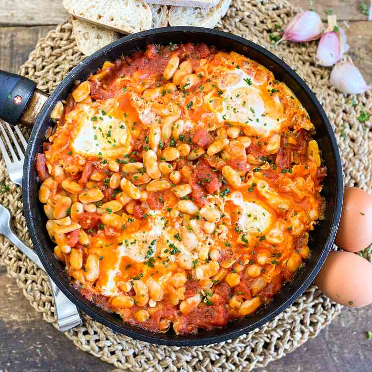 Spanish Beans - Eggs