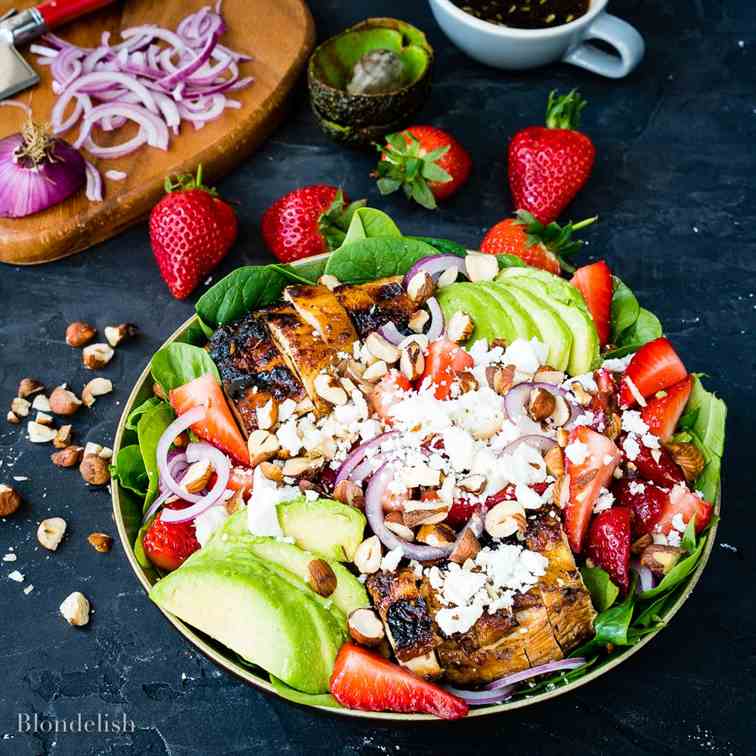 Strawberry And Avocado Chicken Salad