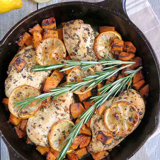 Lemon Rosemary Chicken Breast