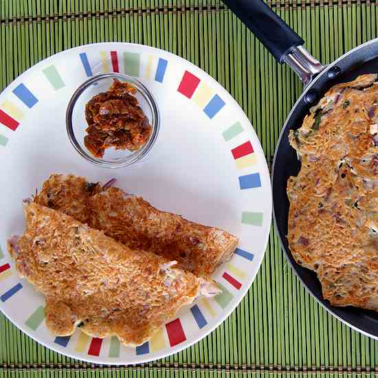 Vermicelli Crepes (Semiya Dosa)