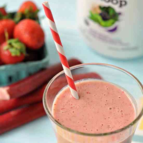 Strawberry Rhubarb Smoothie