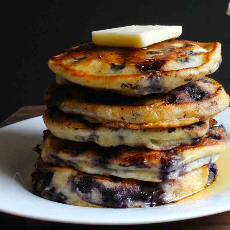 Blueberry Buttermilk Pancakes