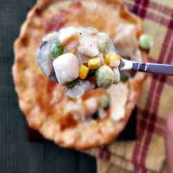 Scallop pot pie