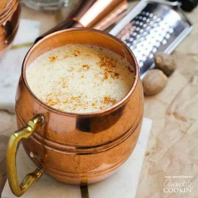 Homemade Eggnog Cocktail