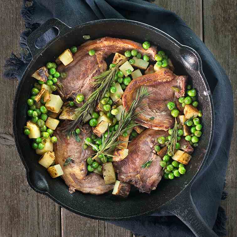 One-Pan Lamb Chops