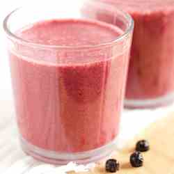 Wild Blueberry Pie Smoothie