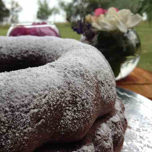 Chocolate and whisky bundt cake