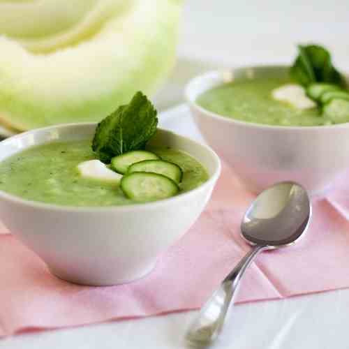 Honeydew Cucumber Soup