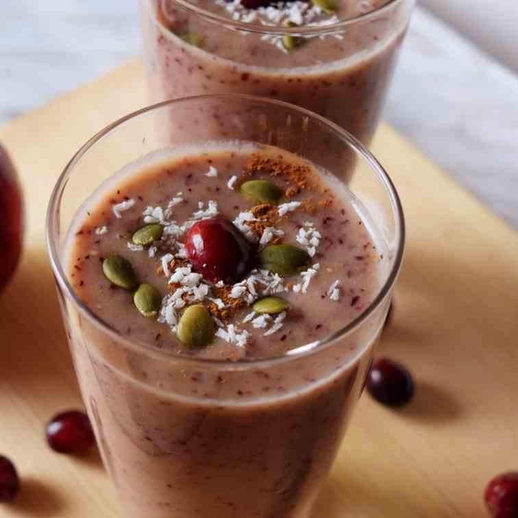 Cranberry Apple Detox Smoothie