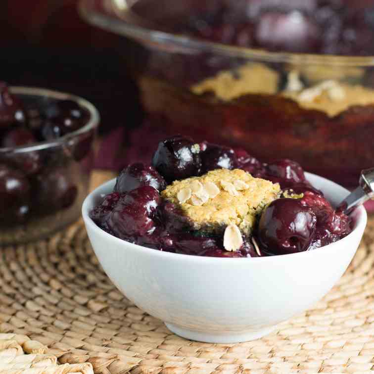 Gluten Free Cherry Cobbler