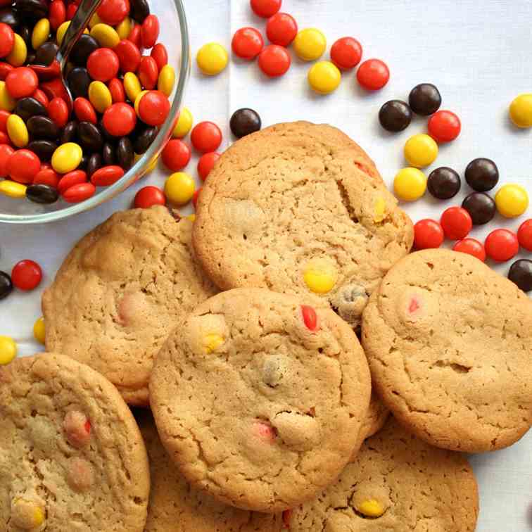 PB Reese's Pieces Cookies